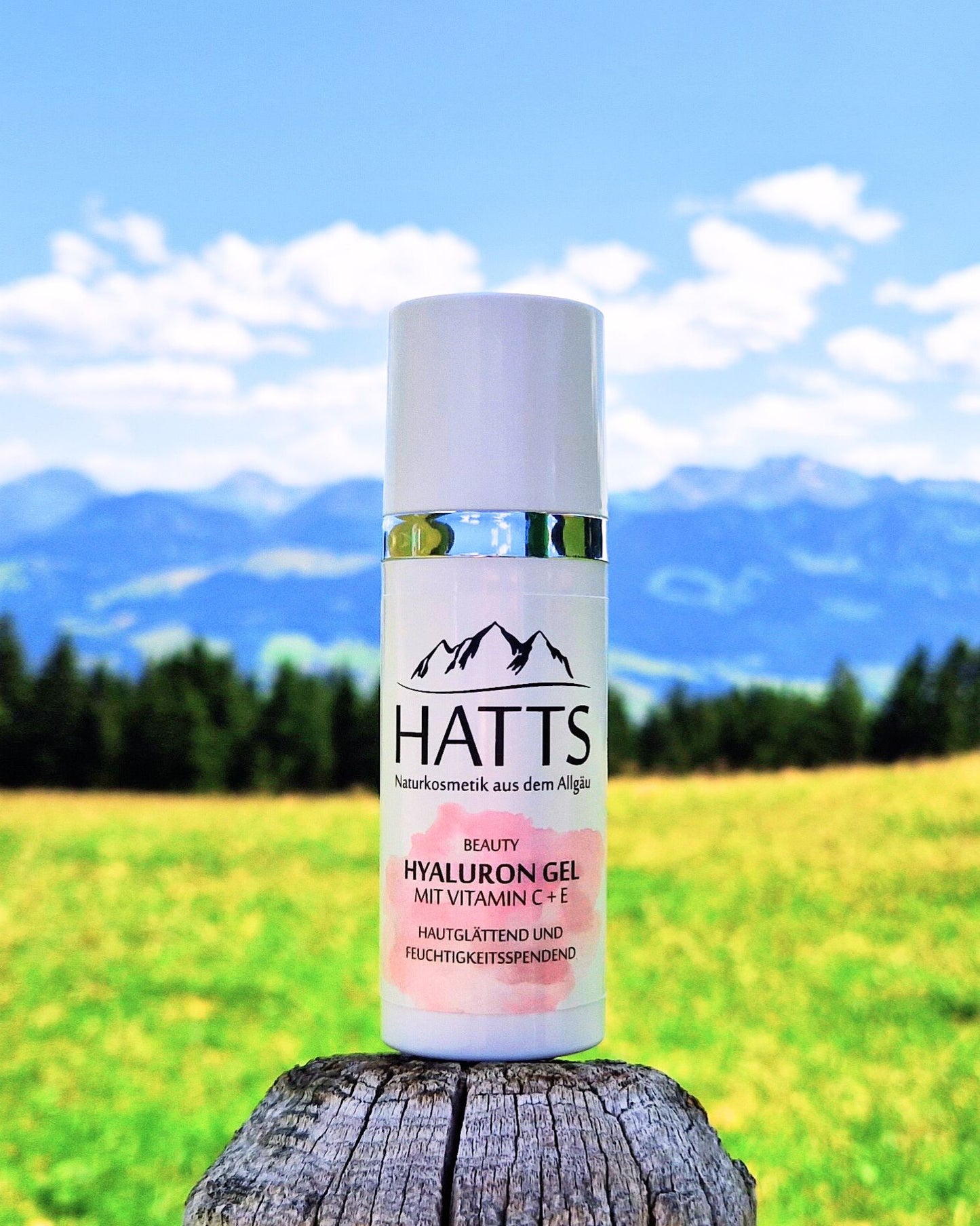 HATTS Hyaluron Gel mit Vitamin C + E und Bio Aloe Vera Naturkosmetik aus dem Allgäu