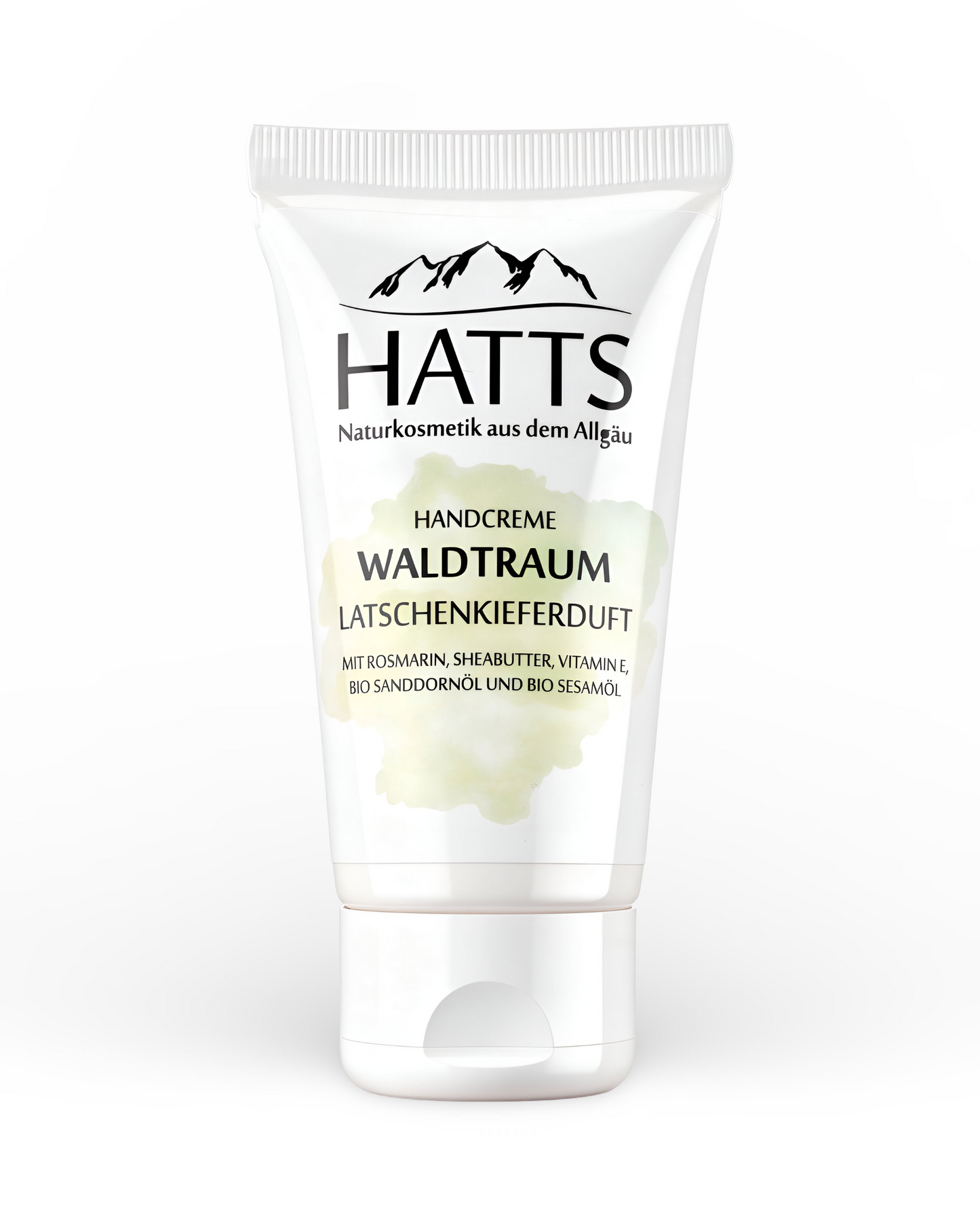 HATTS Handcreme Waldtraum mit Latschenkiefer, Sheabutter und Bio-Ölen – vegane Handpflege aus dem Allgäu.