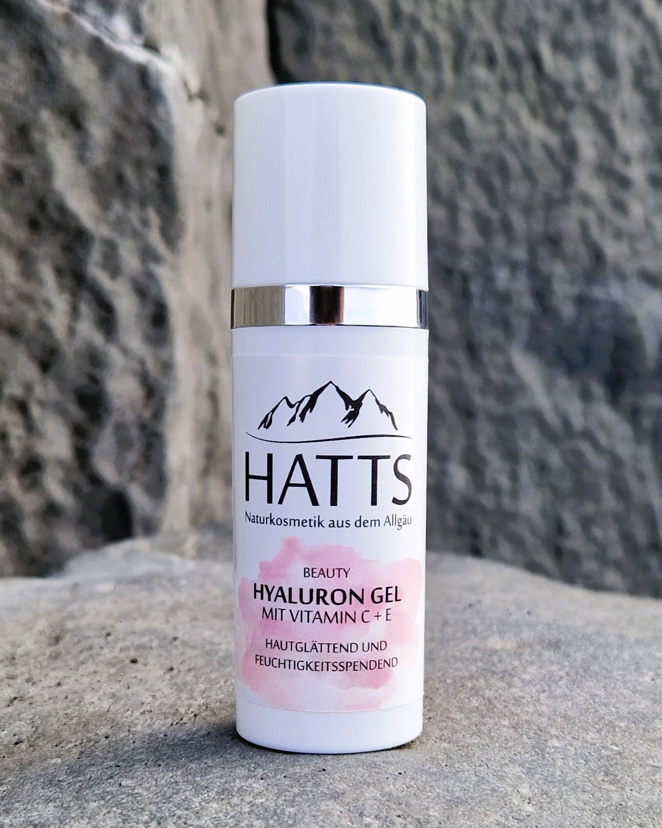 HATTS Hyaluron Gel mit Vitamin C + E Naturkosmetik aus dem Allgäu