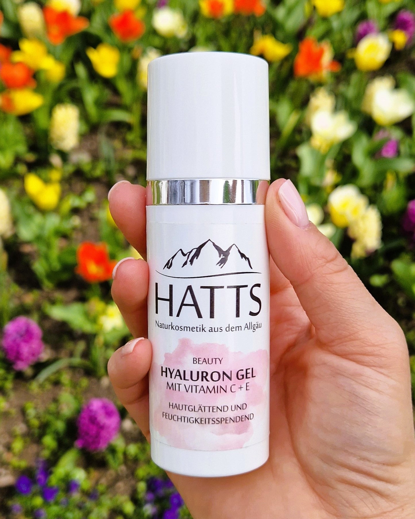 HATTS Hyaluron Gel mit Vitamin C + E Naturkosmetik aus dem Allgäu